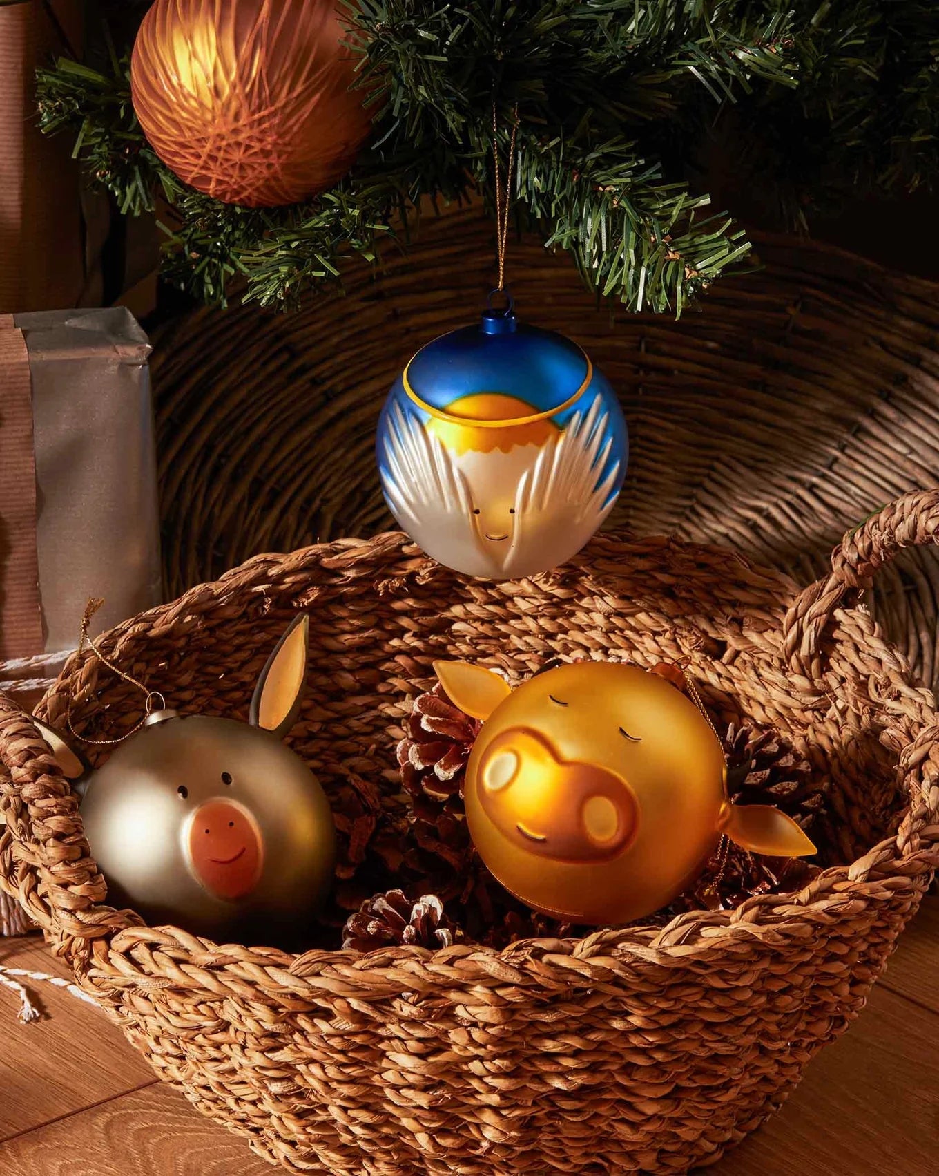 Angioletto Karácsonyi dísz fúvott üvegből Angyalka