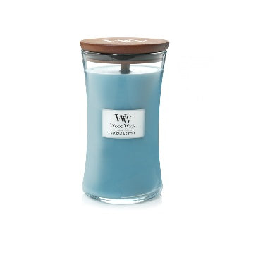 Woodwick Sea &Salt Cotton nagy üveg