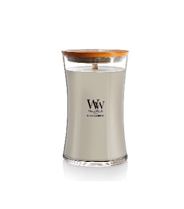 Woodwick Tonka & Almond Milk nagy üveg