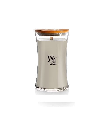 Woodwick Tonka & Almond Milk nagy üveg