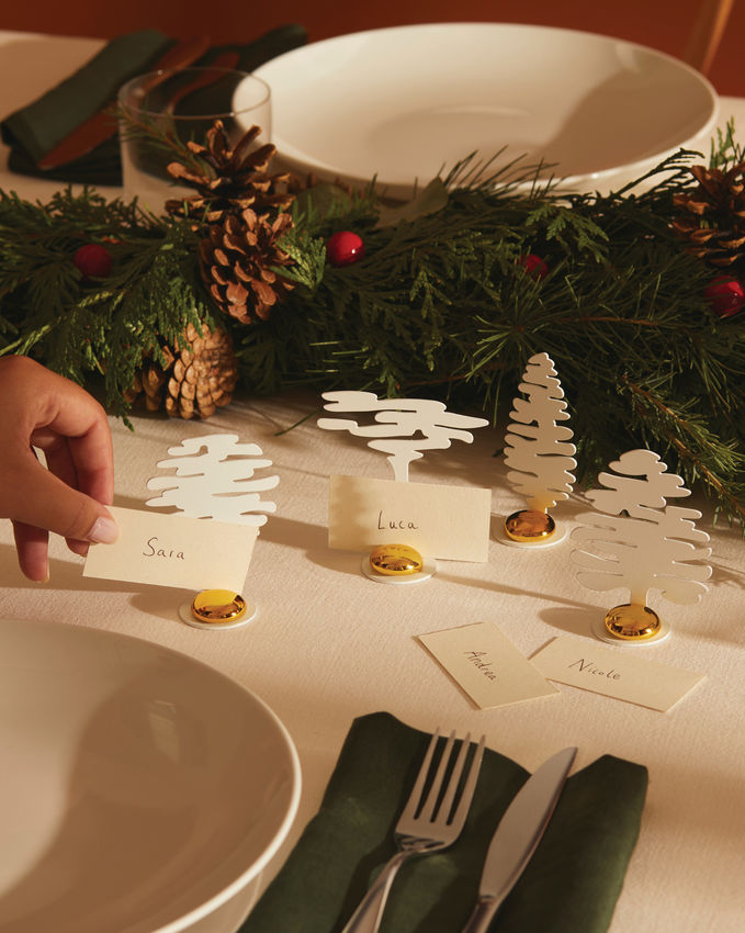 Barkplace Tree Fenyő alakú ültetőkártya Zöld