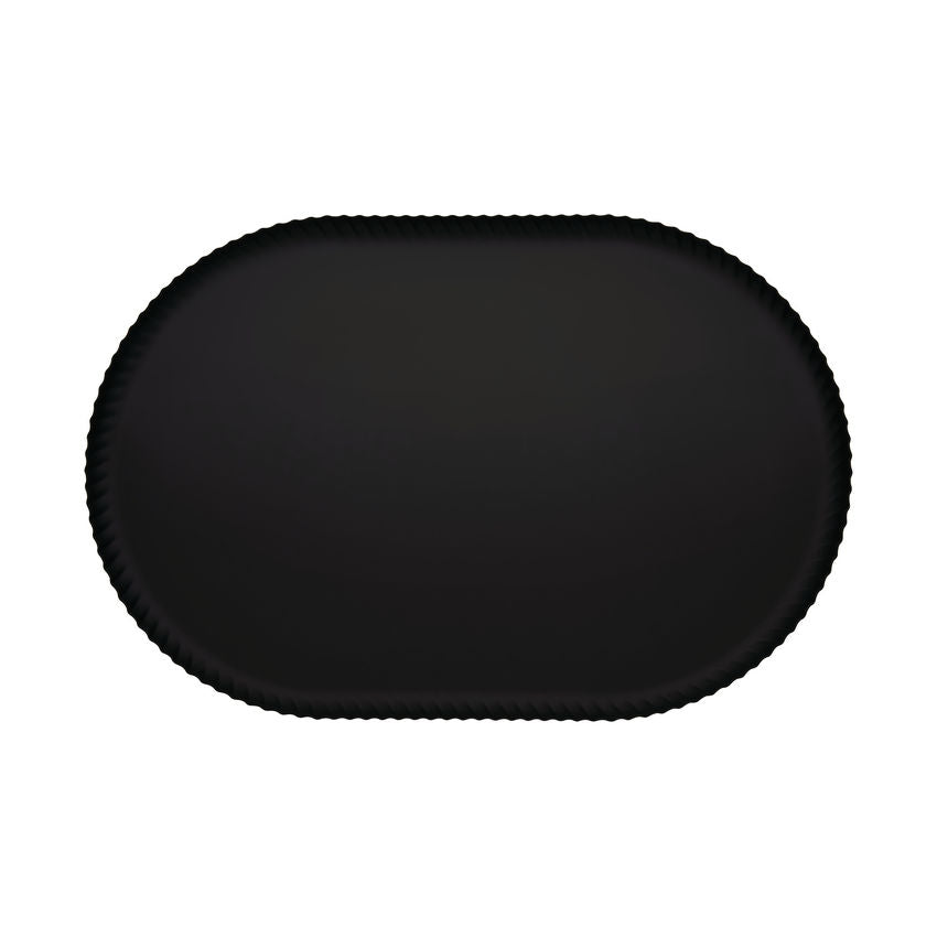Pleats tálalótálca fekete 46cm