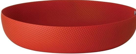 Kerek Tál in steel piros