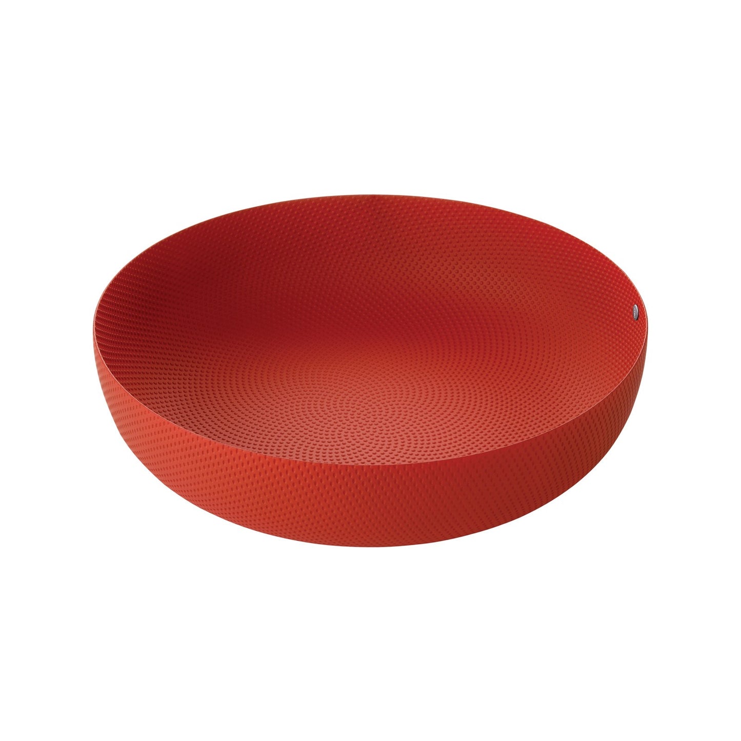 Alessi fém gyümölcskosár, matt piros 21 cm