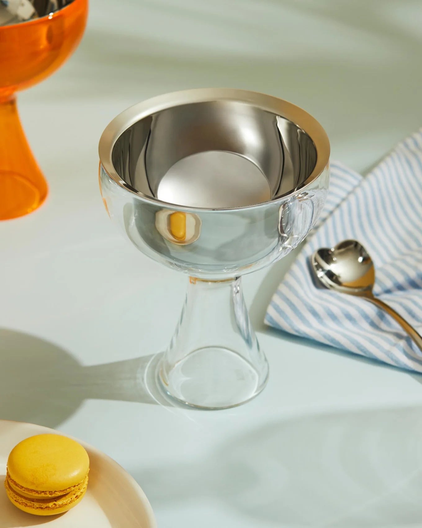 BIG LOVE Tál + Kanál narancssárga - Design Pop Up - Alessi