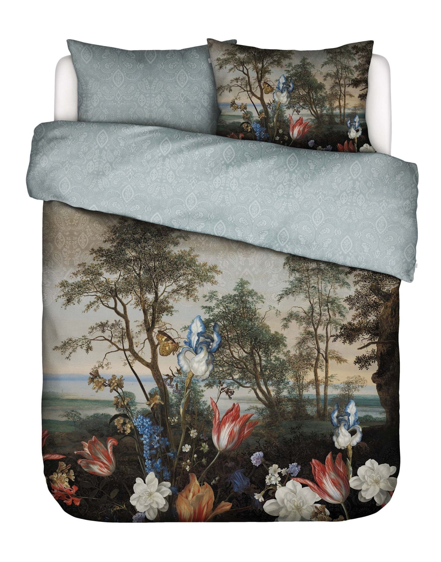 Elegant View Ágyneműhuzat 2 személyes kék árnyalatok - Design Pop Up - Essenza