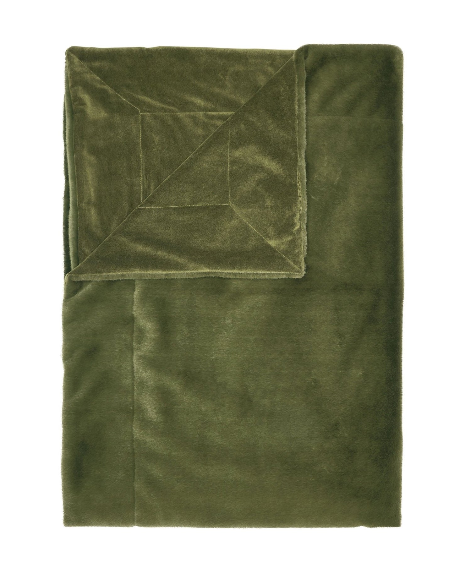 Essenza Furry Pléd mohazöld 150x200 - Design Pop Up - Essenza