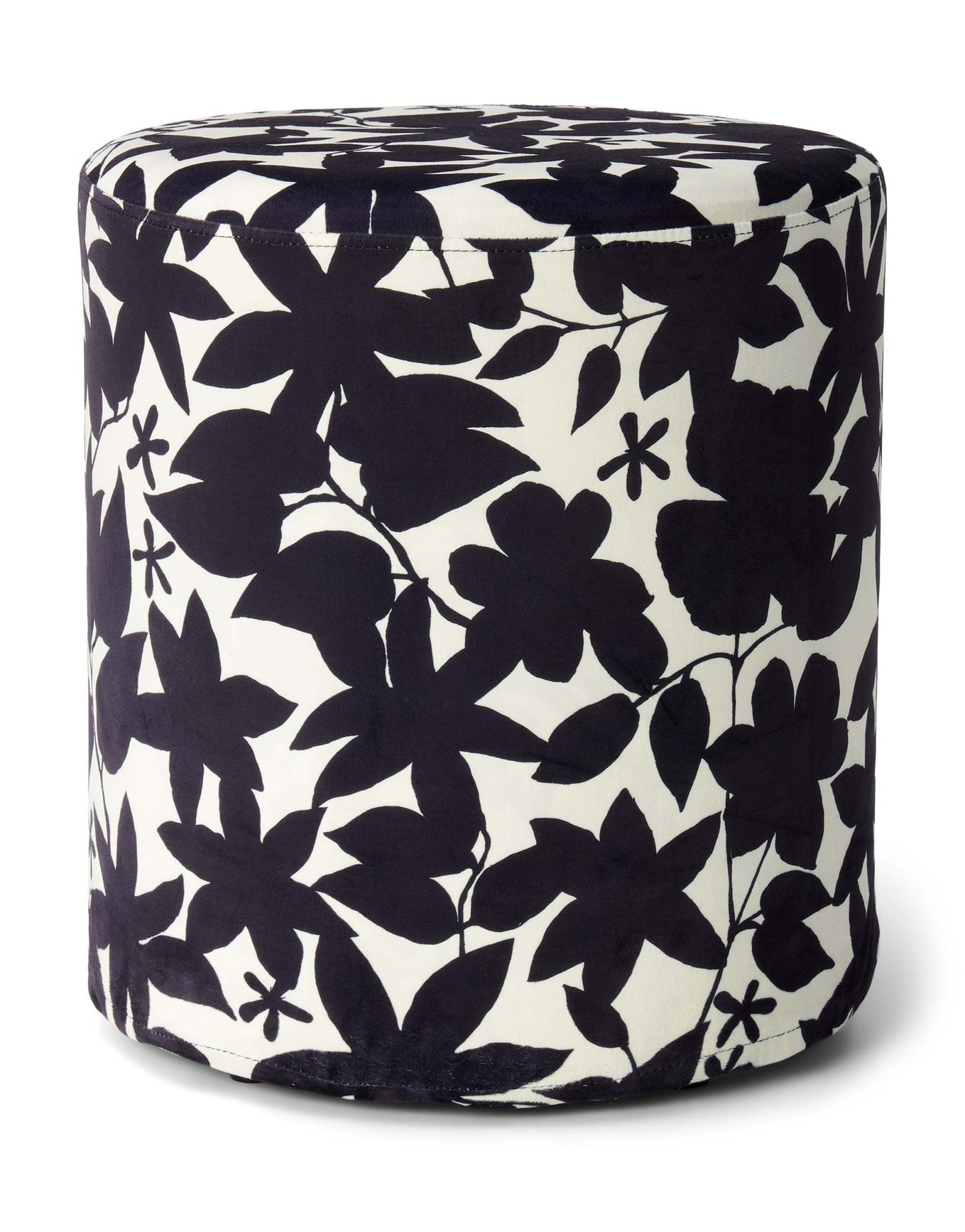 Imara puff fekete - fehér mintás - Design Pop Up - Essenza