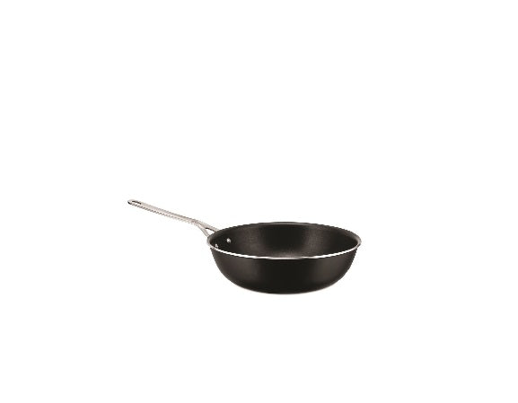 Alessi POTS & PANS Mély serpenyő 28 cm tapadásmentes kerámia bevonattal / fekete