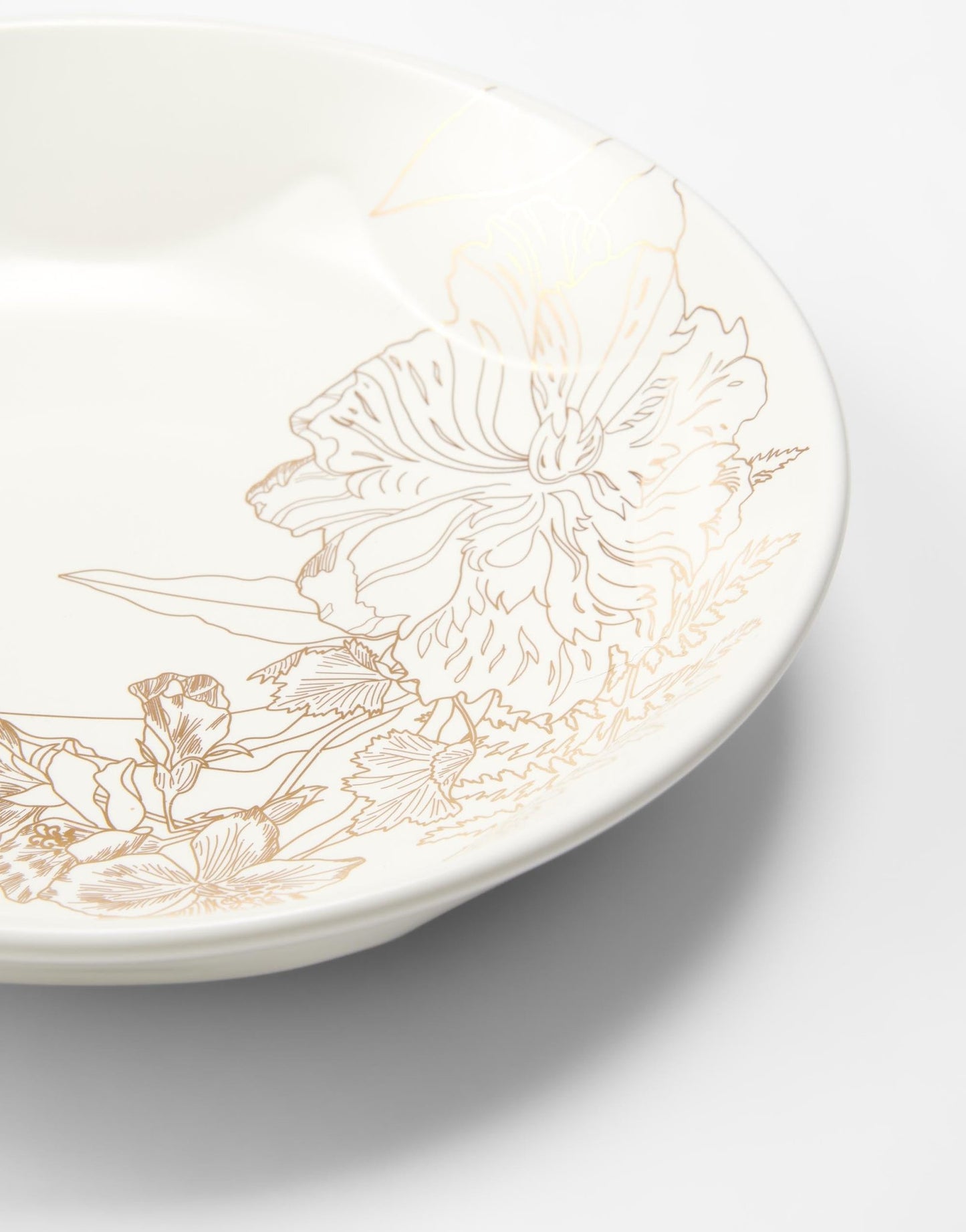 Masterpiece Mélytányér törtfehér - Design Pop Up - Essenza