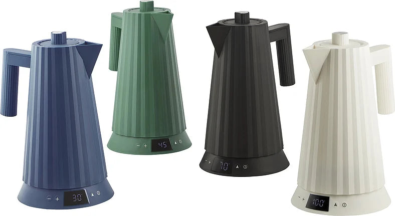 Plissé Elektromos vízforraló hőmérséklet szabályozással 1,7 l fekete