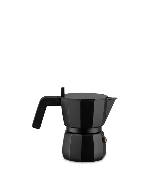 MOKA Espresso Kávéfőző 1 személyes, fekete - Design Pop Up - Alessi