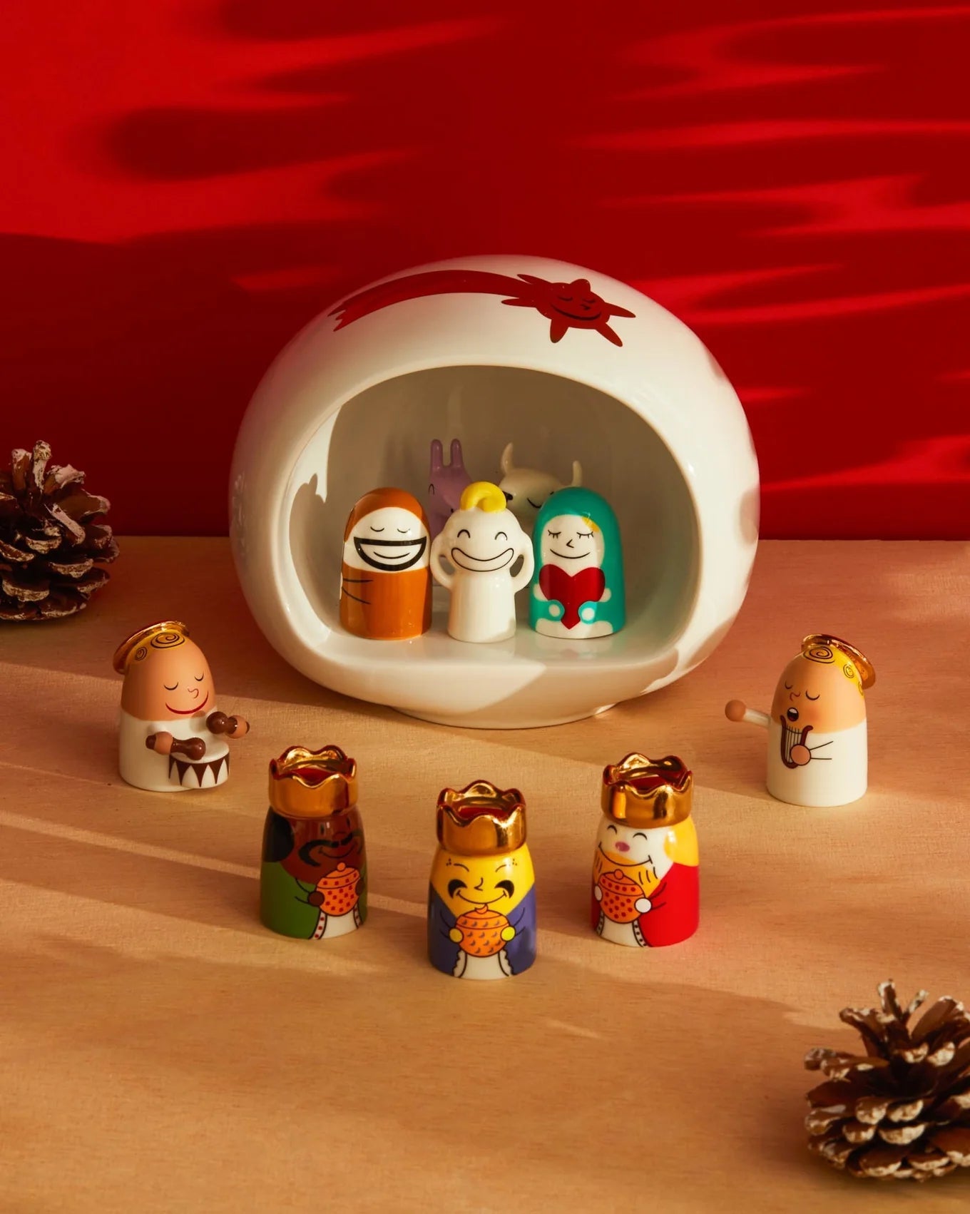 Presepe Szett Betlehem Fehér - Design Pop Up - Alessi