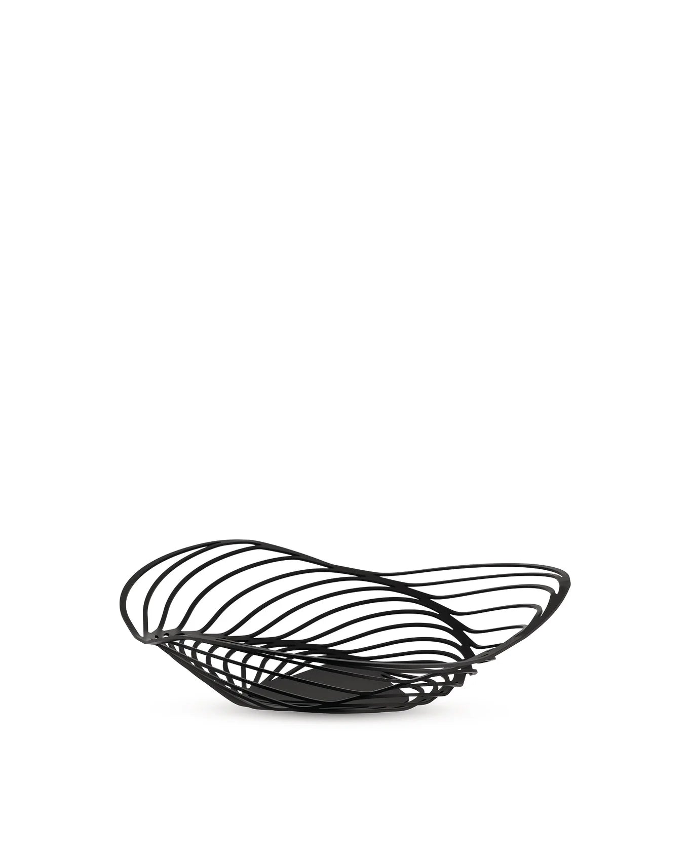 TRINITY Gyümölcsös tál fekete 33cm - Design Pop Up - Alessi