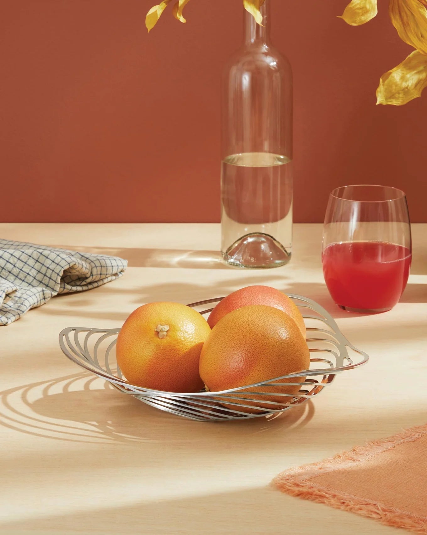 TRINITY Gyümölcsös tál inox 43cm - Design Pop Up - Alessi