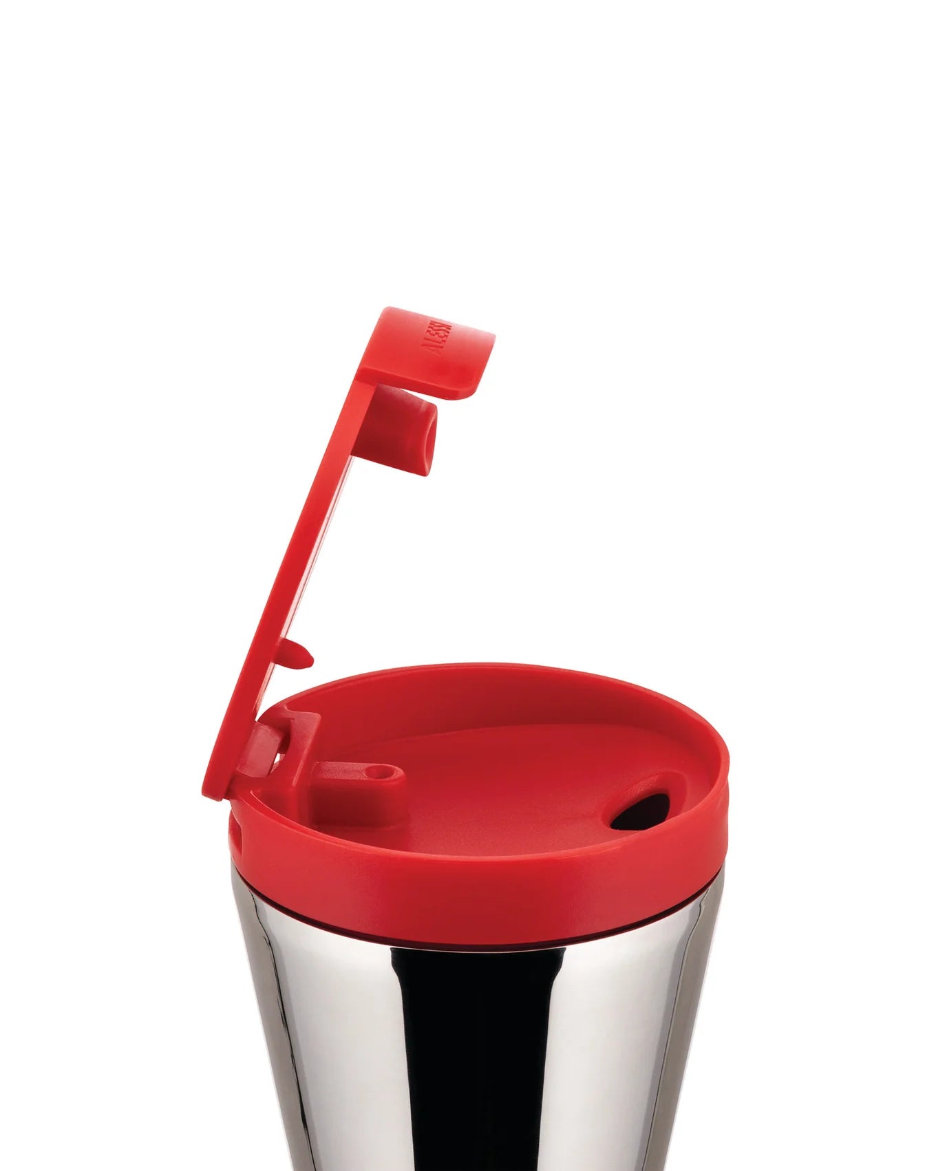 Utazós Thermo pohár piros - Design Pop Up - Alessi