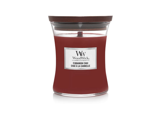 Woodwick közepes üveg/Cinnamon Chai