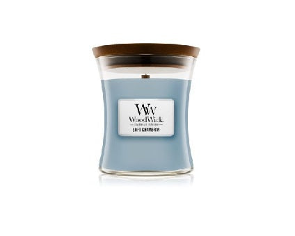 Woodwick Soft Chambray Közepes üveg