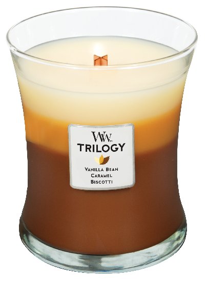 Woodwick Trilogy közepes üveg/Café Sweets
