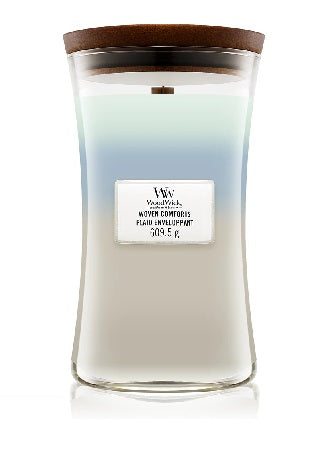 Woodwick Trilogy Woven Comforts nagy üveg