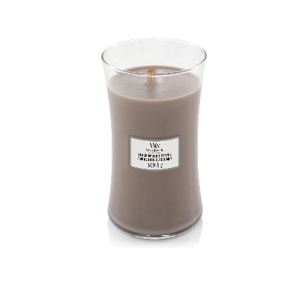 Woodwick Black Amber & Citrus nagy üveg
