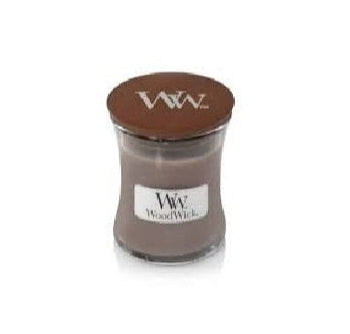 Woodwick Black Amber and Citrus Kis üveg