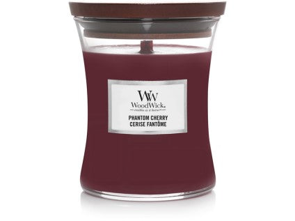 Woodwick Phantom Cherry Közepes üveg