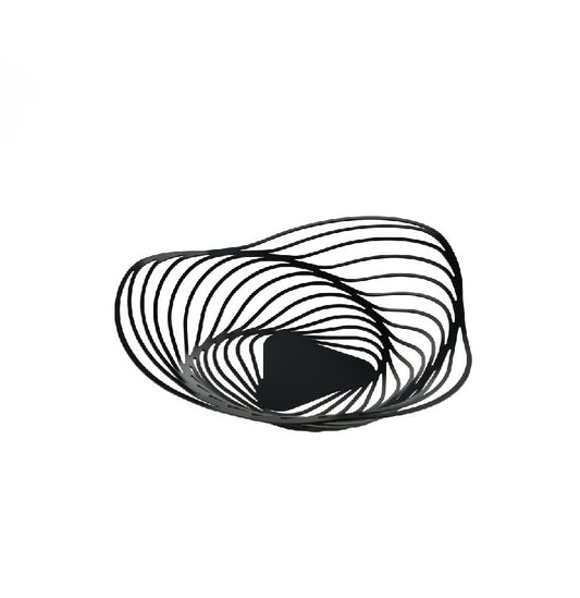 TRINITY Gyümölcsös tál fekete 43cm