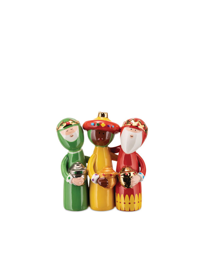 Uno, Due, Tre Re Magi” Háromkirályok Porcelánszobor