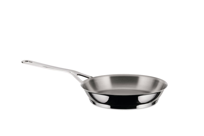 Rozsdamentes acél serpenyő 20 cm, tükörpolírozott.