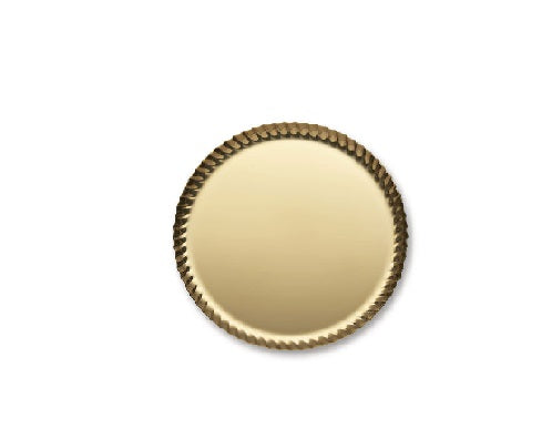 Pleats tálalótálca arany 23cm