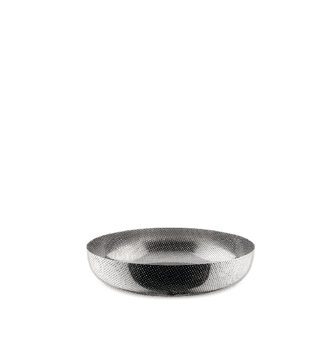 Alessi fém gyümölcskosár,  inox