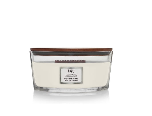 Woodwick Hajó gyertya/White Tea & Jasmine